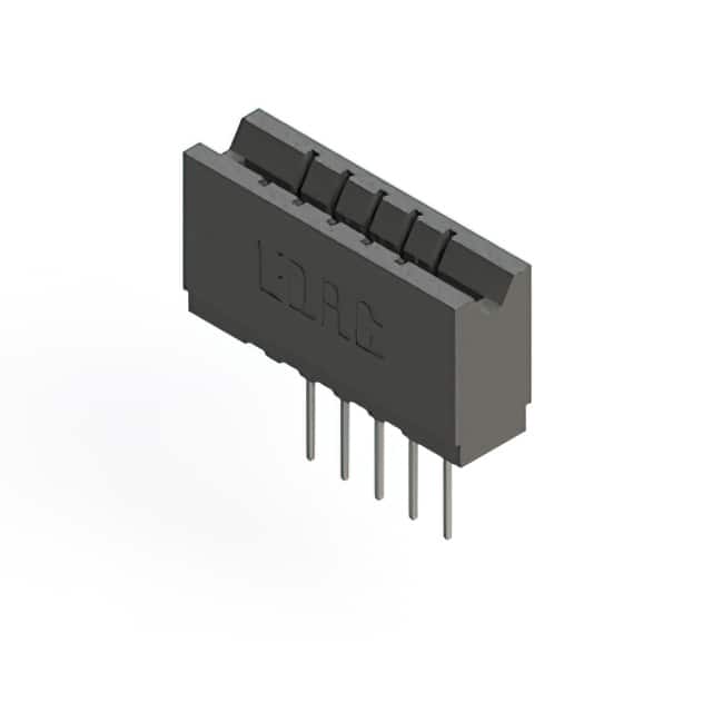737-005-540-106 CONN EDGE SGL FMALE 5POS 0.156