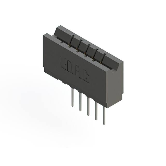 737-005-545-106 CONN EDGE SGL FMALE 5POS 0.156