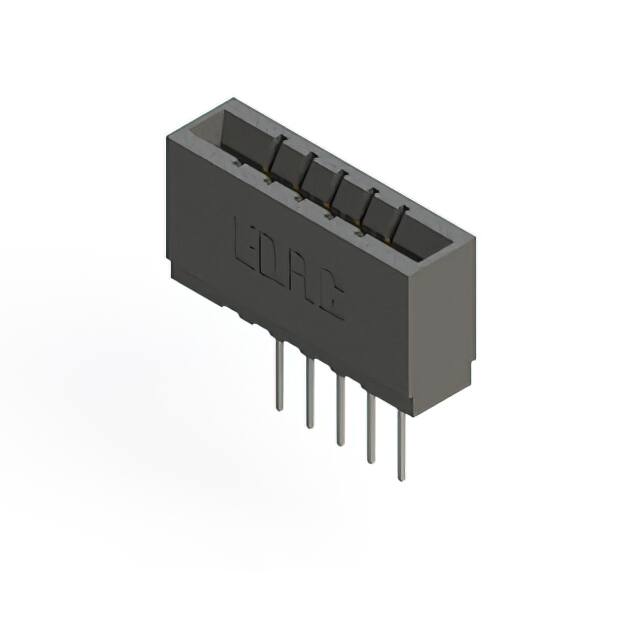 737-005-545-101 CONN EDGE SGL FMALE 5POS 0.156