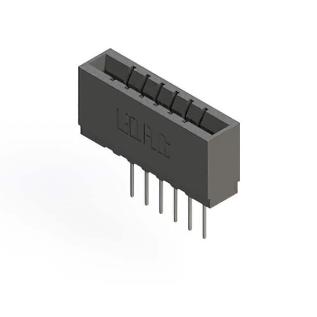 737-006-540-101 CONN EDGE SGL FMALE 6POS 0.156