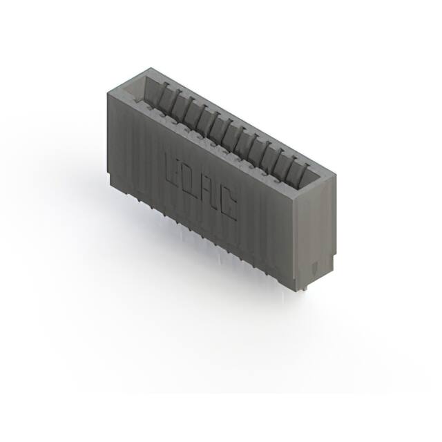 745-012-540-101 CONN EDGE SINGLE FML 12POS 0.100