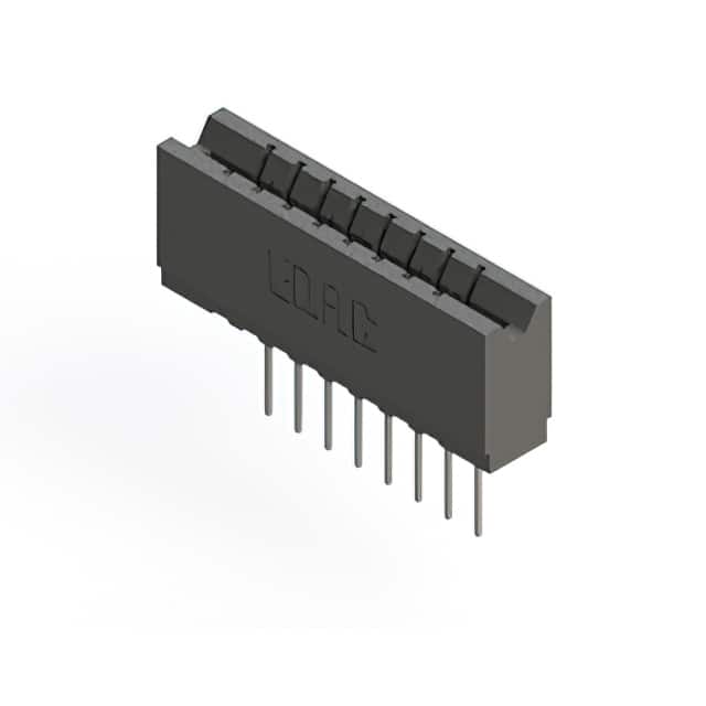 737-008-540-106 CONN EDGE SGL FMALE 8POS 0.156