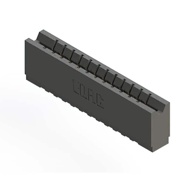737-012-525-106 CONN EDGE SGL FMALE 12POS 0.156