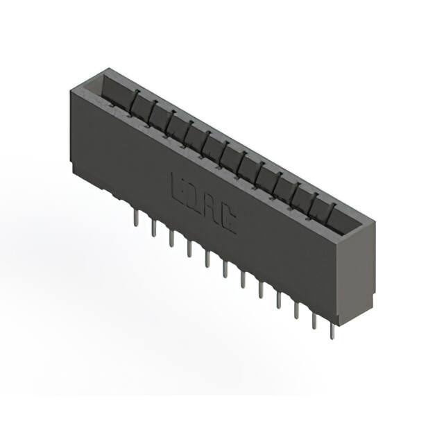 737-012-522-101 CONN EDGE SGL FMALE 12POS 0.156