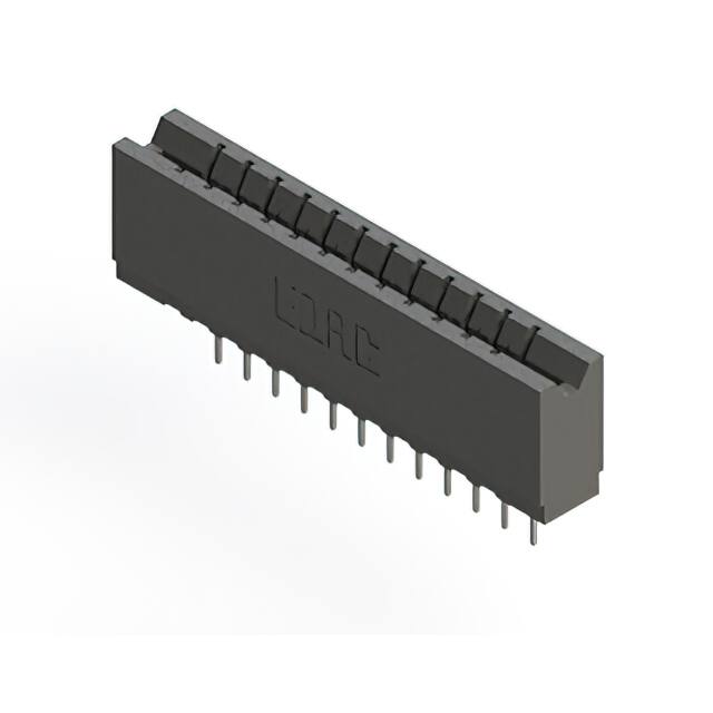 737-012-522-106 CONN EDGE SGL FMALE 12POS 0.156