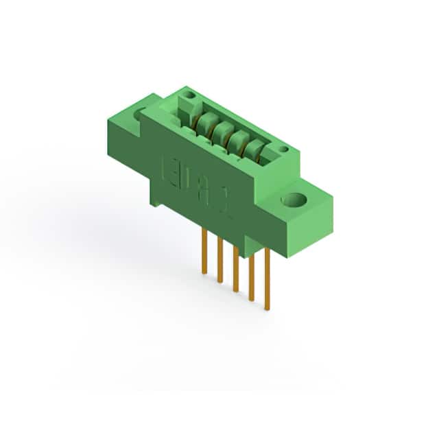 346-005-541-604 CONN EDGE SGL FMALE 5POS 0.125
