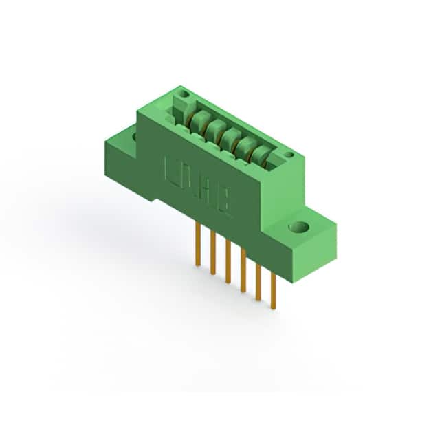 346-006-541-102 CONN EDGE SGL FMALE 6POS 0.125