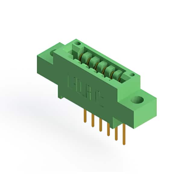 346-006-522-604 CONN EDGE SGL FMALE 6POS 0.125