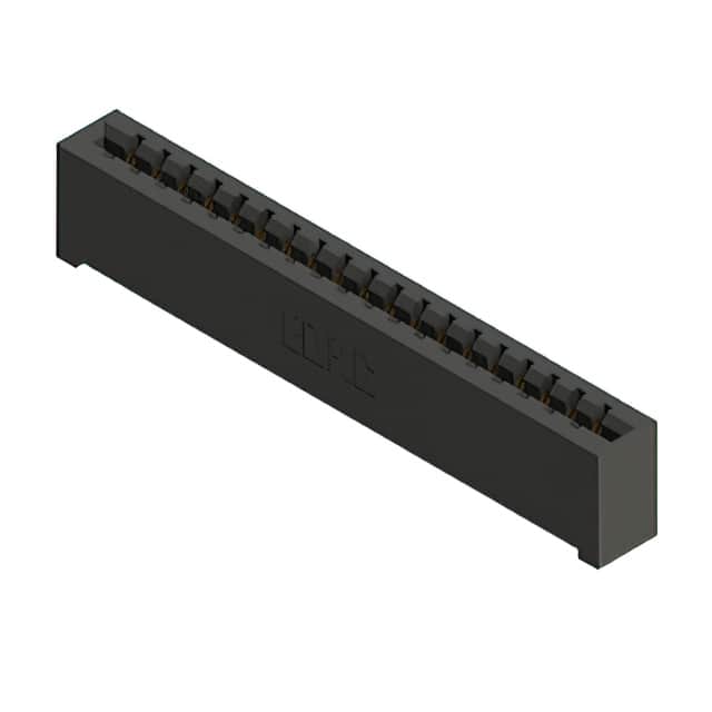 387-019-520-101 CONN EDGE SGL FMALE 19POS 0.156