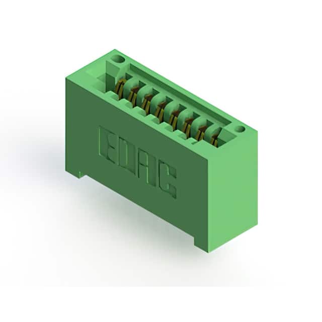 345-008-525-101 CONN EDGE SINGLE FML 8POS 0.100