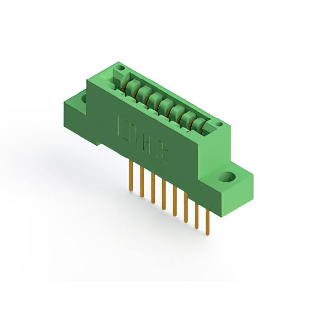 346-008-540-104 CONN EDGE SGL FMALE 8POS 0.125