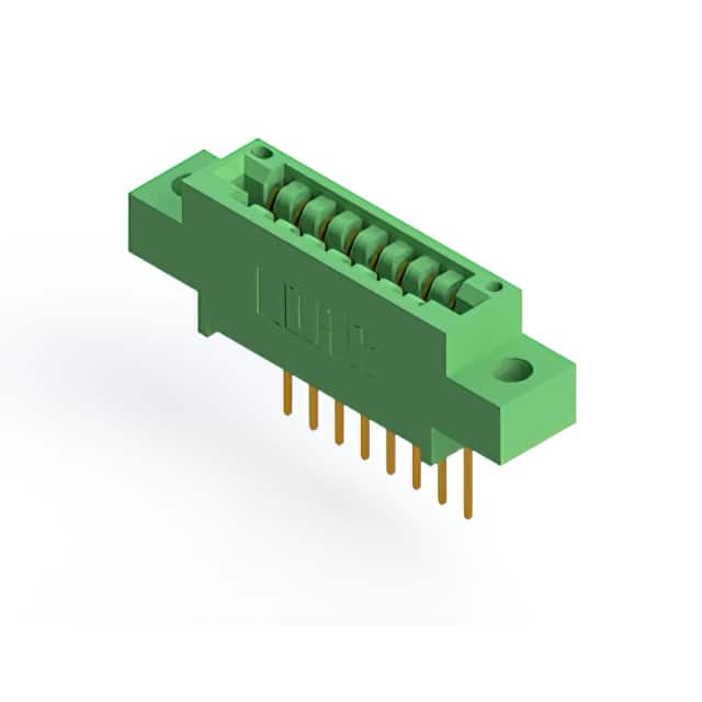 346-008-522-604 CONN EDGE SGL FMALE 8POS 0.125