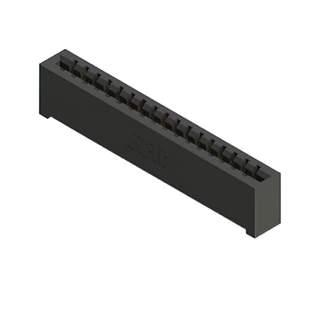 387-017-523-101 CONN EDGE SGL FMALE 17POS 0.156