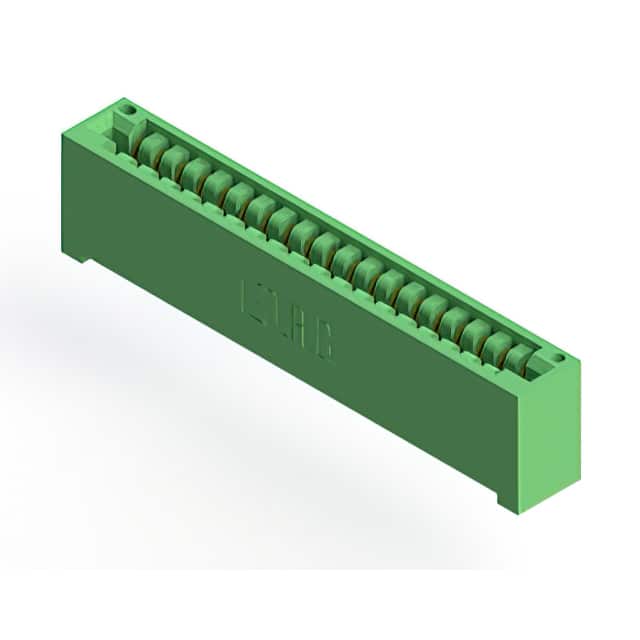 346-019-521-101 CONN EDGE SGL FMALE 19POS 0.125