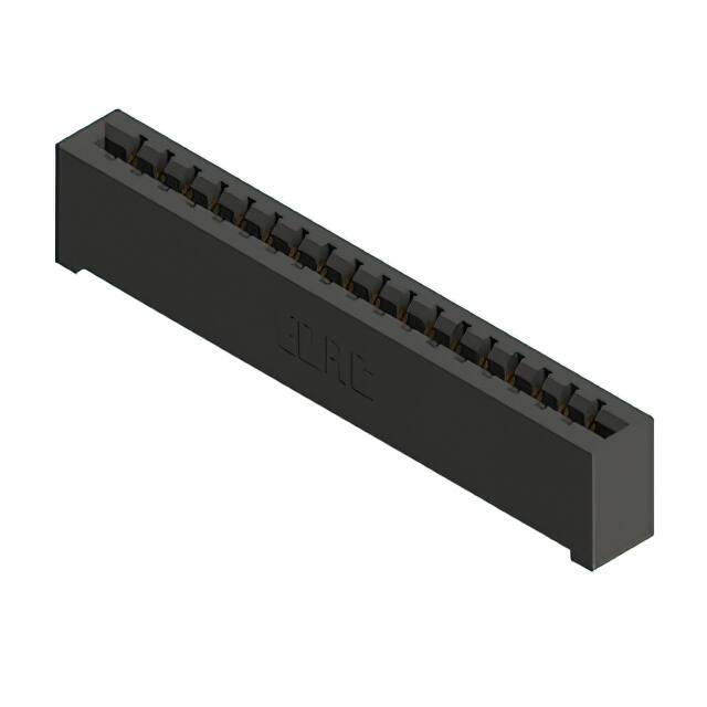 387-018-521-101 CONN EDGE SGL FMALE 18POS 0.156