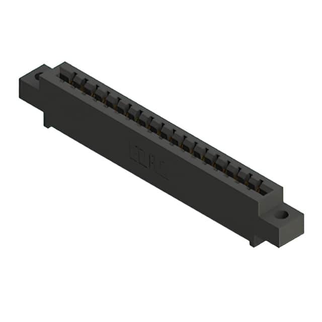 387-018-521-604 CONN EDGE SGL FMALE 18POS 0.156