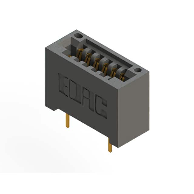 395-012-520-201 CONN EDGE DUAL FMALE 12POS 0.100