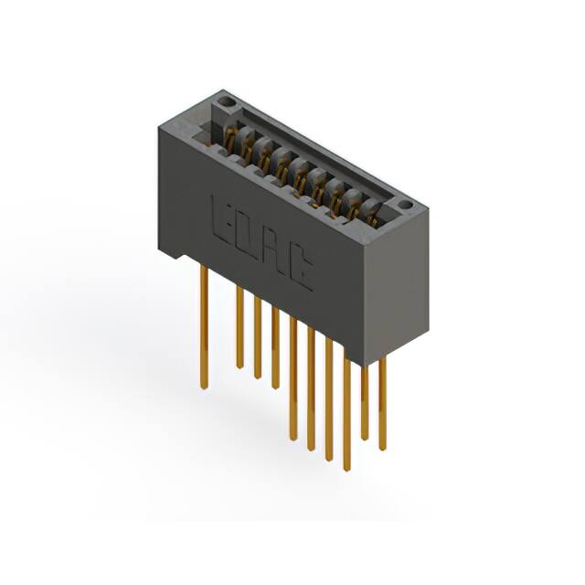 395-018-542-201 CONN EDGE DUAL FMALE 18POS 0.100