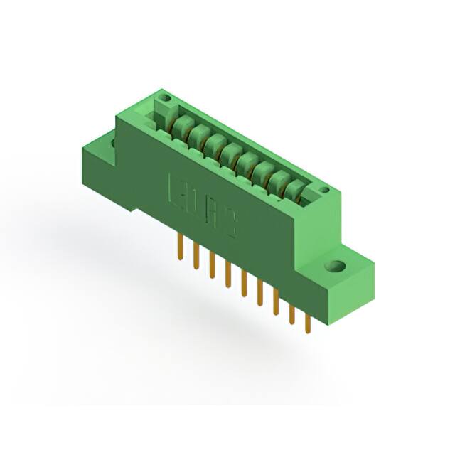 346-009-522-102 CONN EDGE SGL FMALE 9POS 0.125