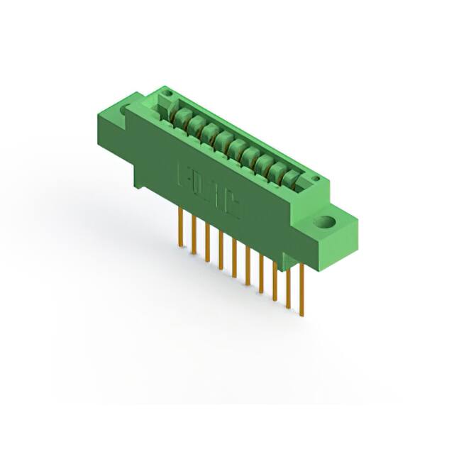 346-010-541-604 CONN EDGE SGL FMALE 10POS 0.125