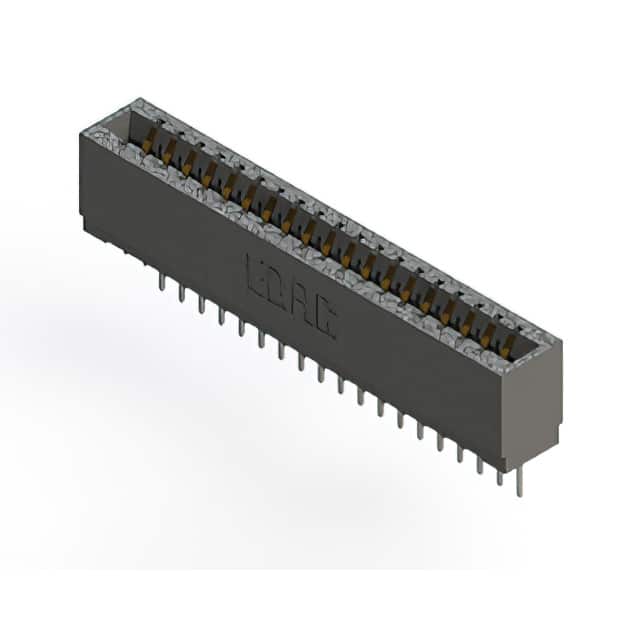 726-019-527-101 CONN EDGE SGL FMALE 19POS 0.125