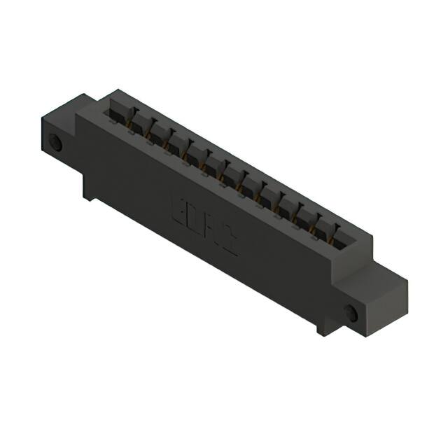 387-012-521-612 CONN EDGE SGL FMALE 12POS 0.156