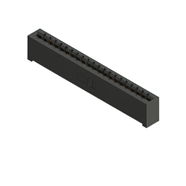 387-020-541-101 CONN EDGE SGL FMALE 20POS 0.156