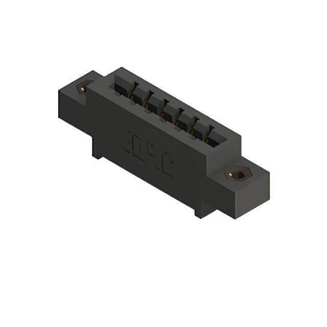 387-006-523-608 CONN EDGE SGL FMALE 6POS 0.156