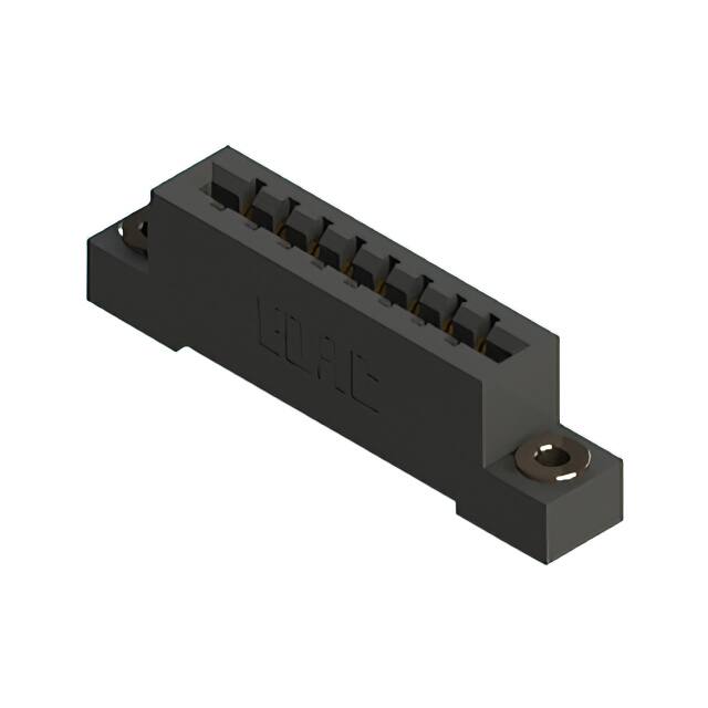 387-008-521-103 CONN EDGE SGL FMALE 8POS 0.156