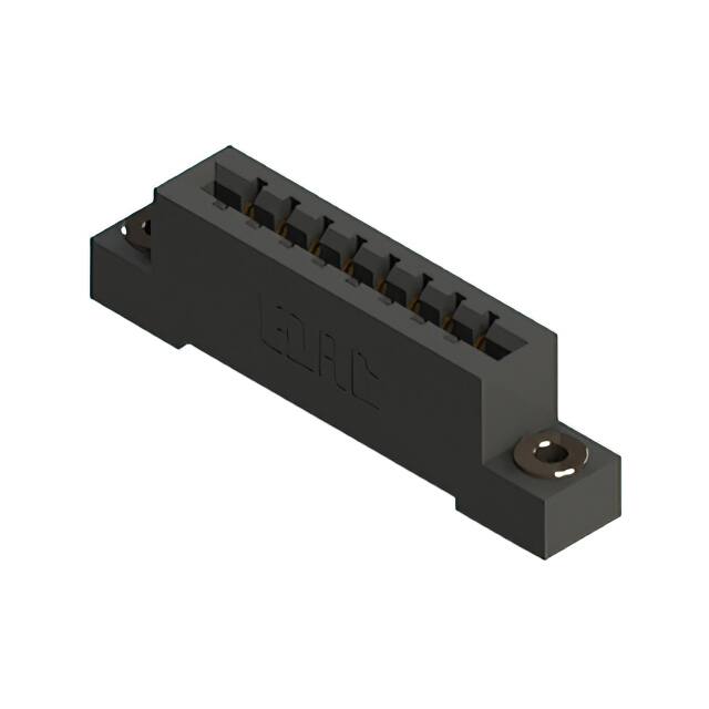 387-008-524-103 CONN EDGE SGL FMALE 8POS 0.156