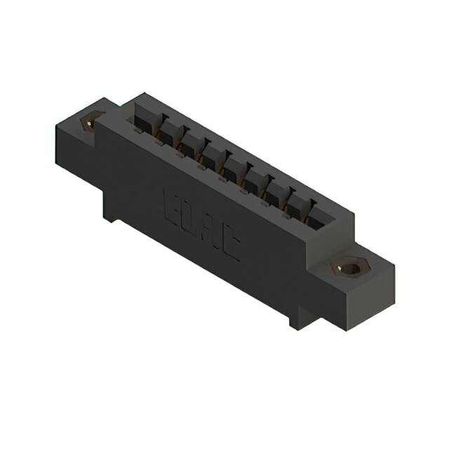 387-008-521-607 CONN EDGE SGL FMALE 8POS 0.156