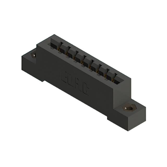 387-008-520-108 CONN EDGE SGL FMALE 8POS 0.156