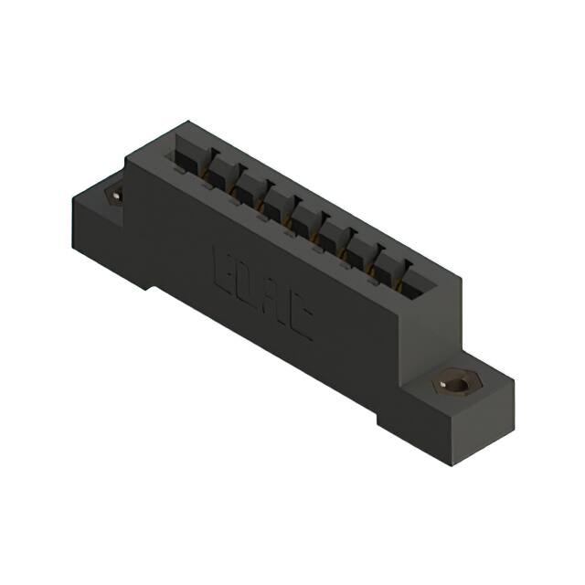387-008-521-108 CONN EDGE SGL FMALE 8POS 0.156