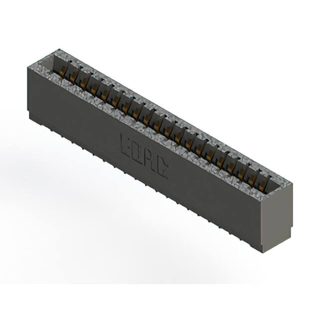 726-020-525-101 CONN EDGE SGL FMALE 20POS 0.125