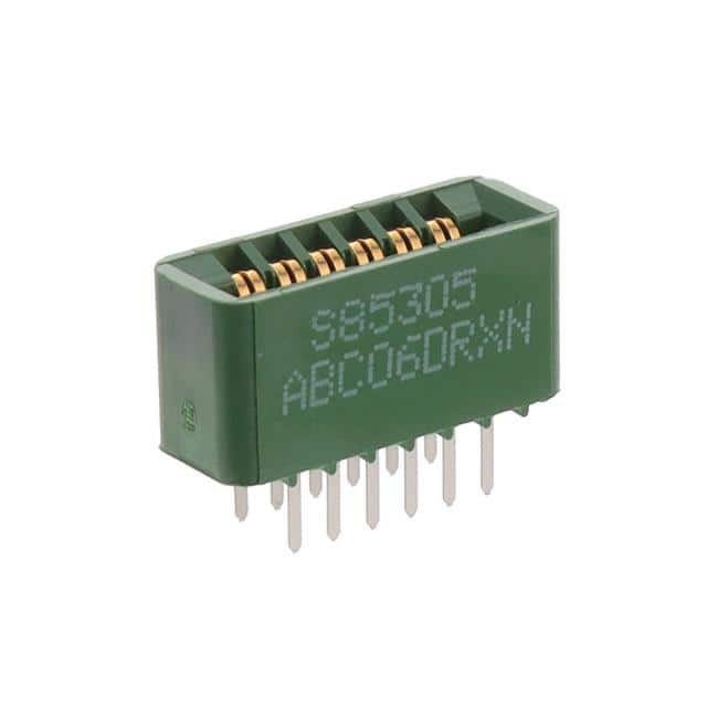 ABC06DRXN CONN EDGE DUAL FMALE 12POS 0.100
