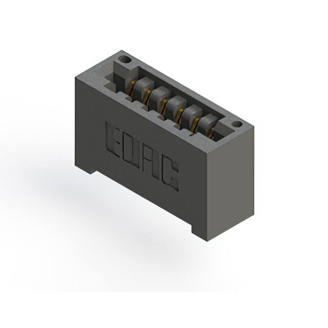 396-006-520-101 CONN EDGE SGL FMALE 6POS 0.125