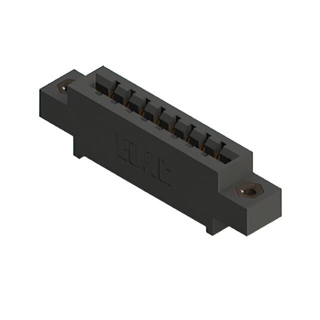 387-008-521-608 CONN EDGE SGL FMALE 8POS 0.156