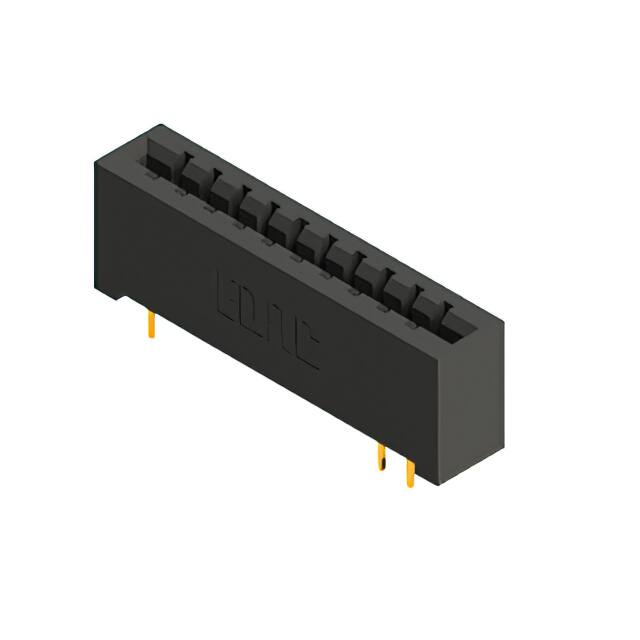 387-010-558-101 CONN EDGE SGL FMALE 10POS 0.156