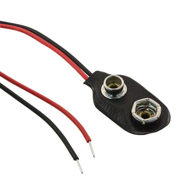233 BATT CONN SNAP 9V 1 CEL 6" LEADS