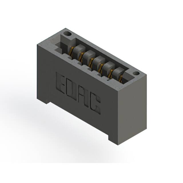 396-006-521-101 CONN EDGE SGL FMALE 6POS 0.125