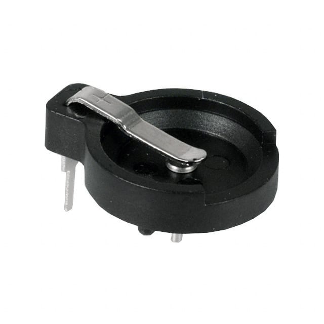 500 BATT HLDR COIN 12MM 1 CEL PC PIN
