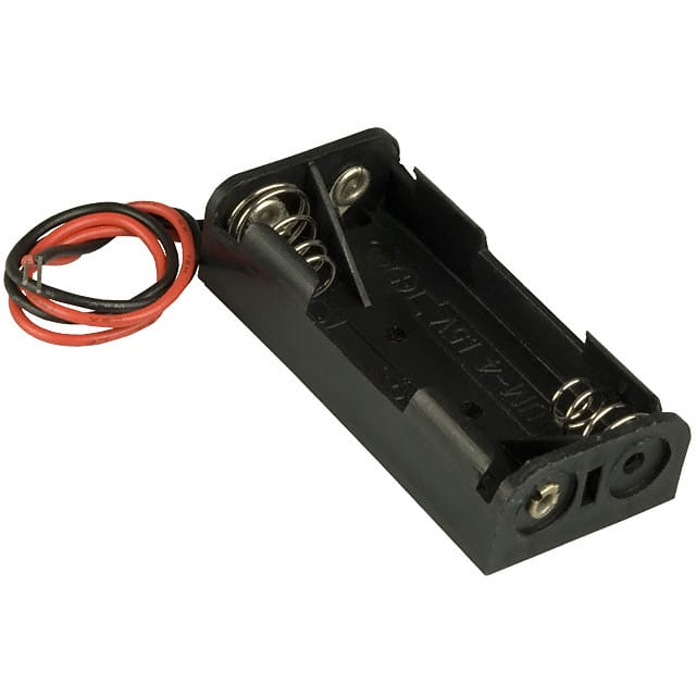 BC2AAAW BATT HOLDER AAA 2 CELL 6" LEADS