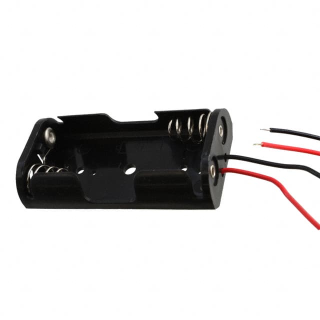 BC2AAW BATT HOLDER AA 2 CELL 6" LEADS