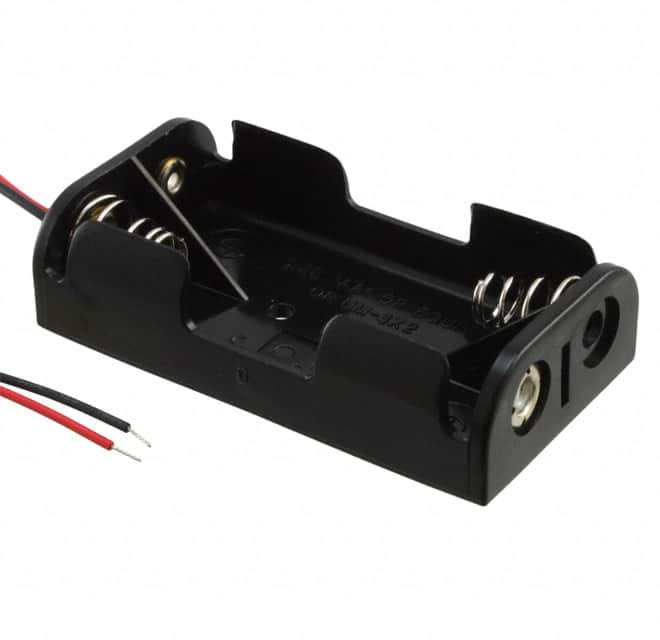 HH-3632 BATT HOLDER AA 2 CELL 6" LEADS