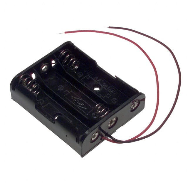 2465 BATT HOLDER AA 3 CELL 6" LEADS
