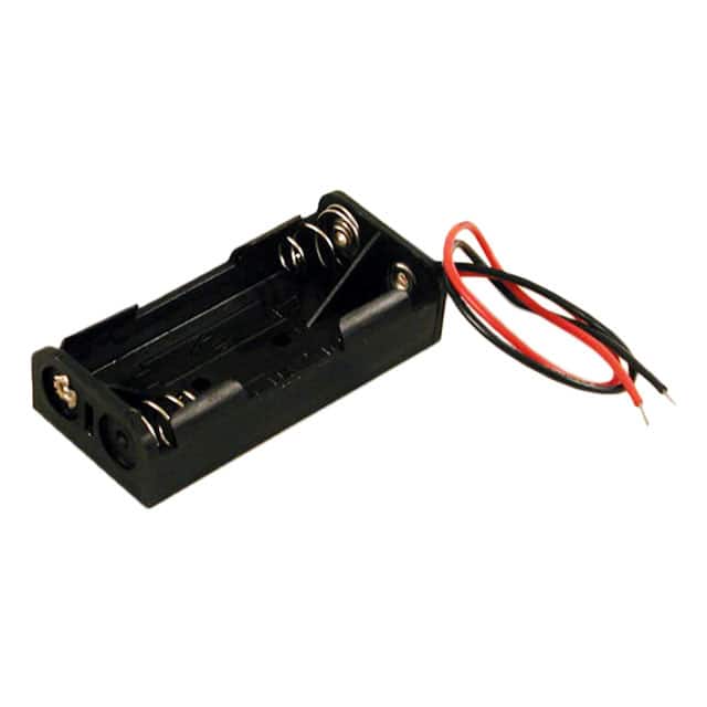 BH2AAAW BATT HOLDER AAA 2 CELL WIRE LEAD