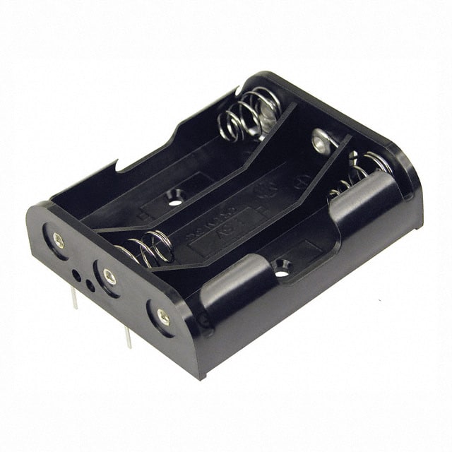BC3AAPC BATTERY HOLDER AA 3 CELL PC PIN