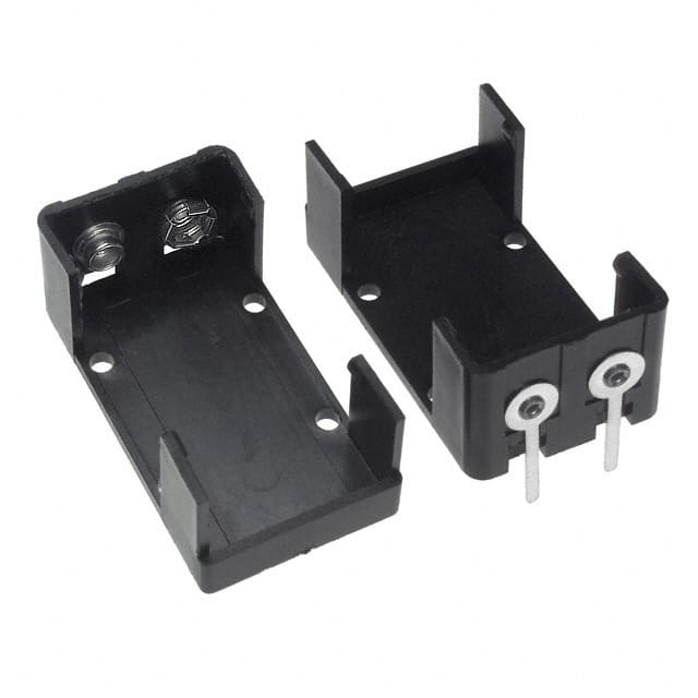1294 BATT HOLDER 9V 1 CELL PC PIN