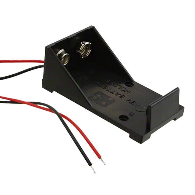 HH-3634 BOX BATTERY HOLDER PLASTIC