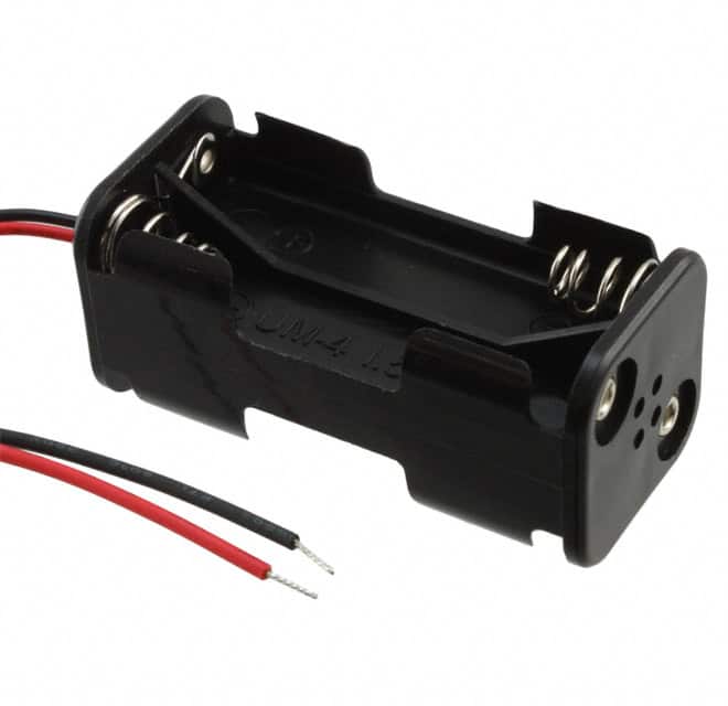 HH-3631 BATT HOLDER AAA 4 CELL 6" LEADS